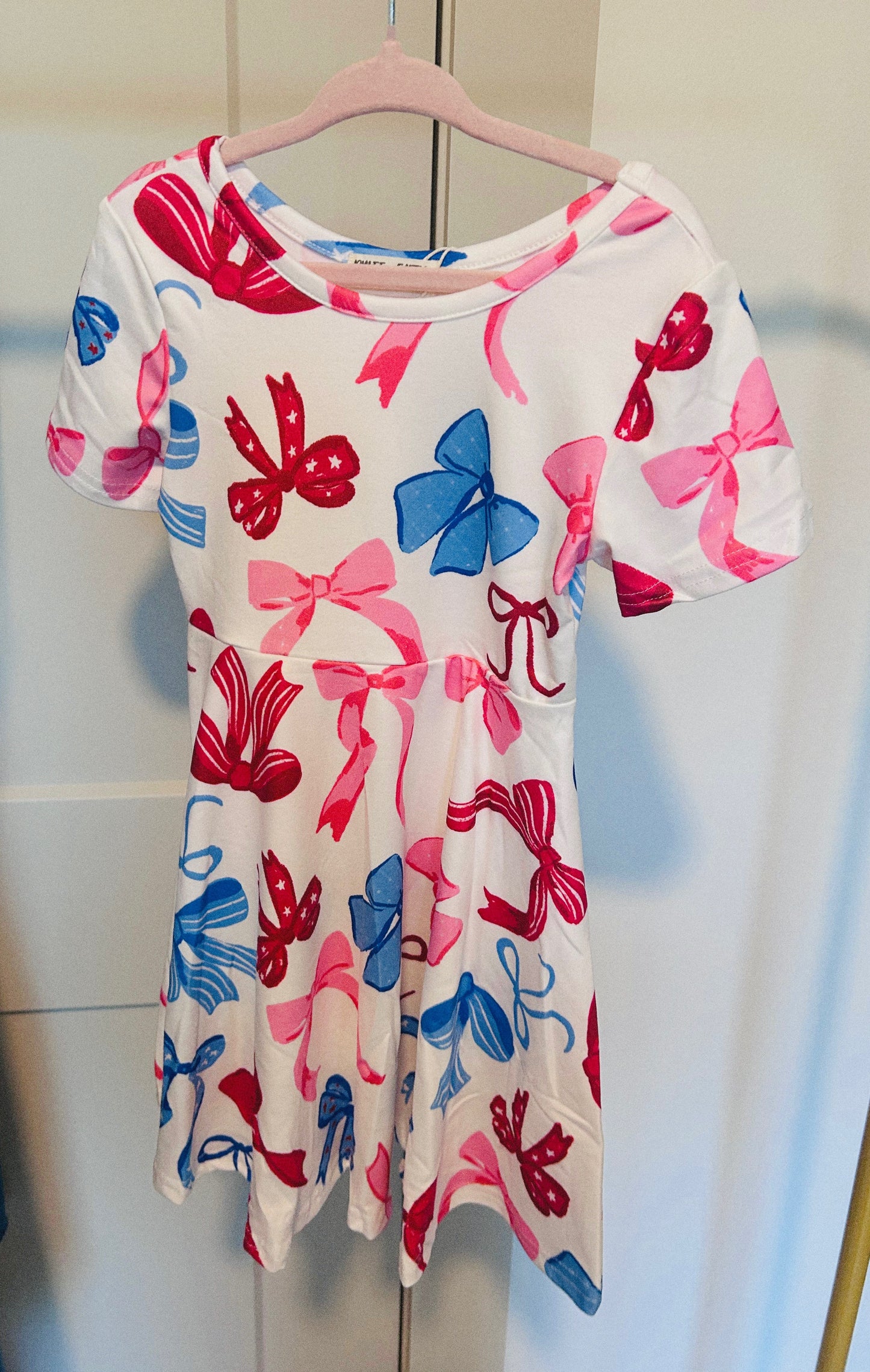 Bow 4th of July Dress