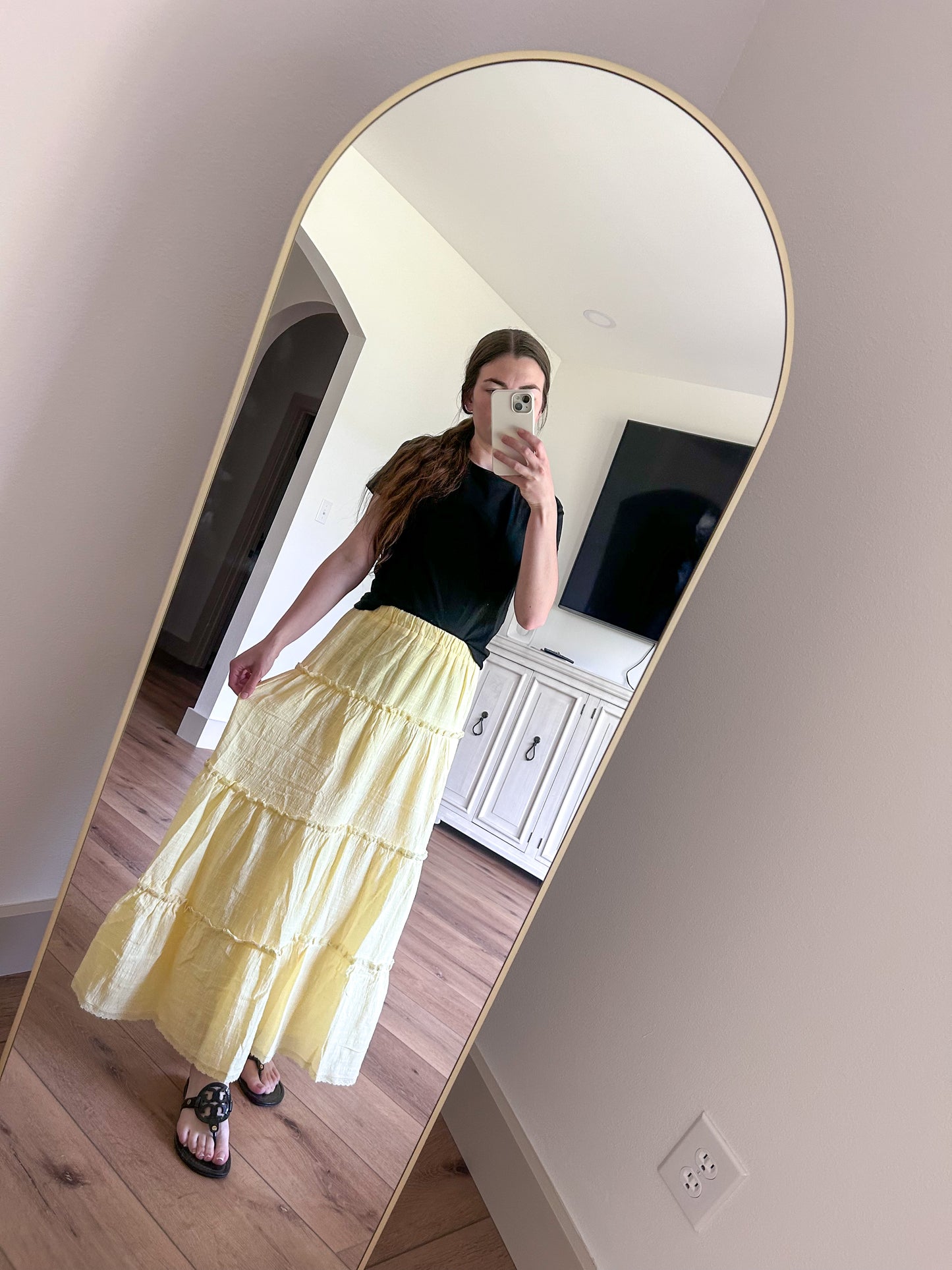 Butter Yellow Skirt