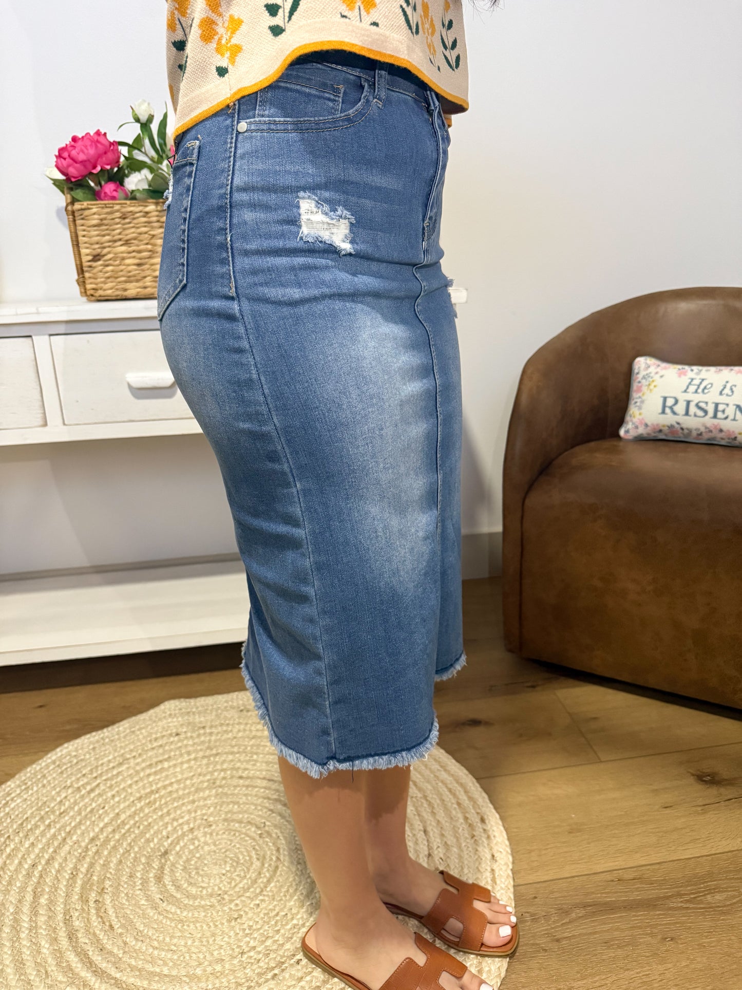 Downtown Denim Skirt